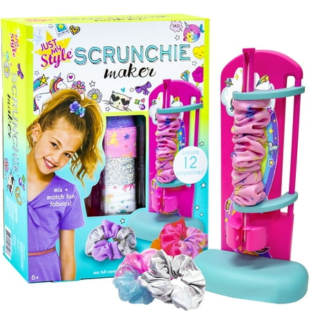 Just My Style D.I.Y. Scrunchie Maker Craft Kit, Boys and Girls, Child, Ages 6+, 1