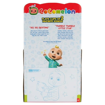 CoComelon Musical Glow Light up JJ Plush ? Nighttime Snuggle up 10-Inch Plush Toddler Toys for Kids
