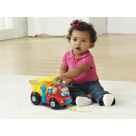 VTech Drop & Go Dump Truck with Accessories, Baby and Toddler Toys