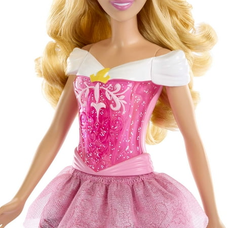 Disney Princess Aurora 11 inch Fashion Doll with Blonde Hair, Purple Eyes & Tiara AccessoryOne Size,