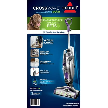 BISSELL CrossWave Turbo Pet Pro Multi-Surface Wet-Dry Vacuum 2328