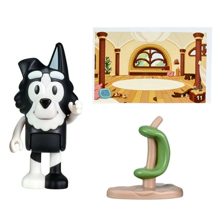 Bluey Story Starter Pack, 1 2-3" Plastic Toy Figure and Accessory, Multi-Color, Ages 3+, Styles Vary