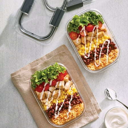 Rubbermaid Brilliance Leak-Proof Food Storage Containers, 10 Piece Set