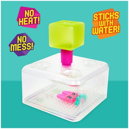 Pixobitz Studio with 500 No Heat Water Fuse Beads, Decos & Accessories, One Size