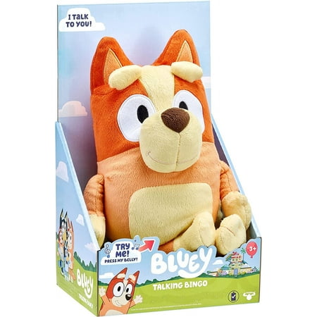 Bluey, Talking Bingo 12 inch Plush, Toddler Toy