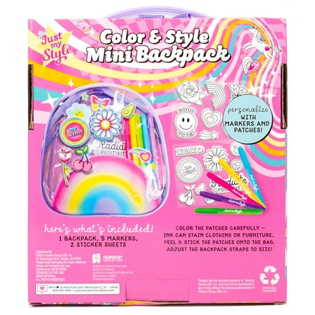 Just My Style Color & Style Mini Backpack