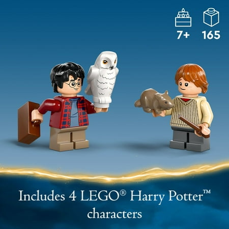 LEGO Harry Potter Flying Ford Anglia, Buildable Car Toy with 2 Minifigures for Role Play, Harry Potter Toy for Kids, Harry Potter Car Fantasy Playset, Gift for Boys and Girls Ages 7 and Up, 76424