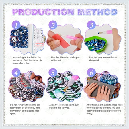 Pearoft Arts and Crafts Gifts for 10 11 12 13+ Year Old Girls Kids, 5d Full Diamond Arts Kits for Teenage Girls Adults Kids Age 9 10 11 12 13 Birthday Gifts Girls Painting Crafts Activities Toy Game, Other