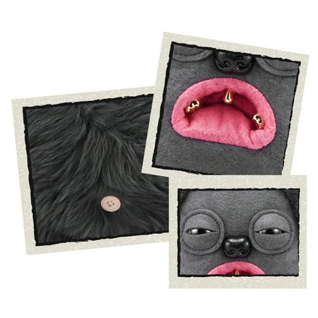 Fuggler Gold Fuggs 9 inch (Hedge Grog), Funny Ugly Monster Soft Plush Collectible Toy by ZURU