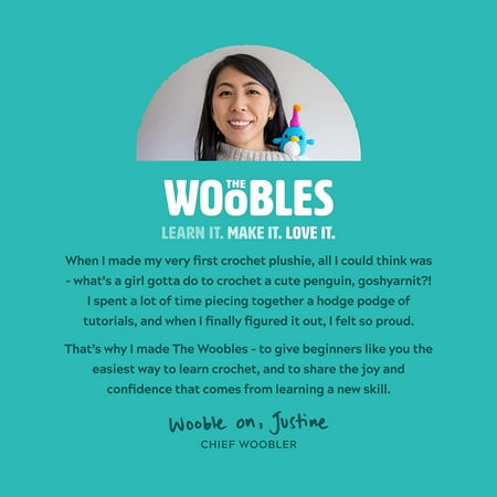 The Woobles Beginner Crochet Amigurumi Kits - Fox