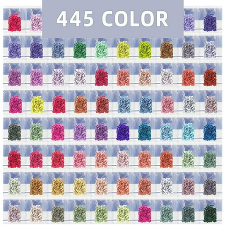 ARTDOT Jewelry DIY Pens with Rhinestone, 200 PCS Per Bag Round Drill Diamonds, 445 Colors Beads for Diamond Art Crafts200 PCS/Bag Round Drill,