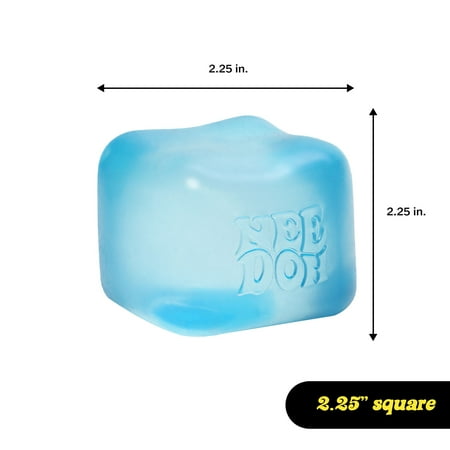 NeeDoh Nice Cube, Satisfying Square Shaped Sensory Toy, Colors May Vary, Children Ages 3+