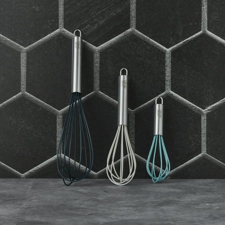Thyme & Table 3-Piece Silicone Whisk Set, Multi Size