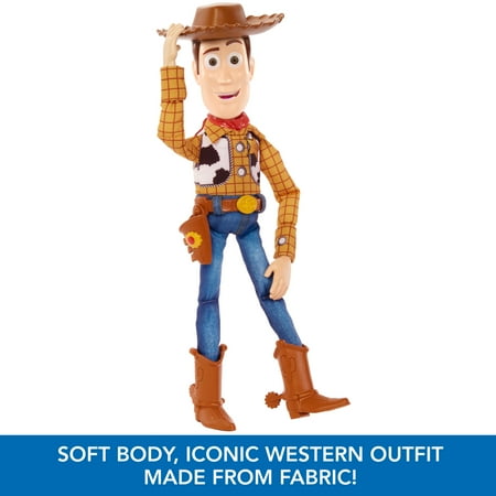 Disney and Pixar Toy Story Roundup Fun Woody Large Talking Figure, 12 inch Collectible