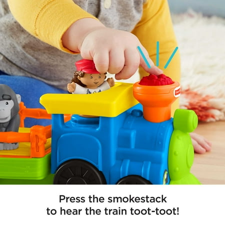 Fisher-Price Little People Choo-Choo Zoo Train with Music and Sounds for Toddlers, 3 Figures