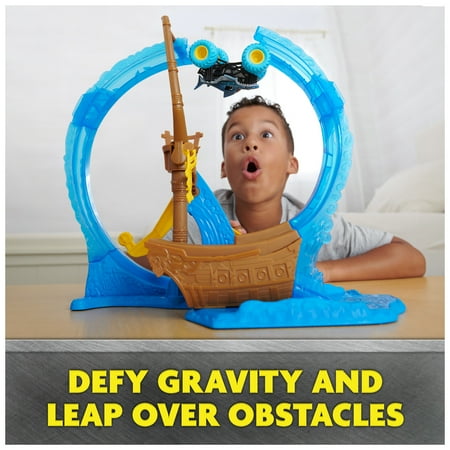 Monster Jam, Megalodon Loop of Doom 16-inch Wide Playset with Truck (New)