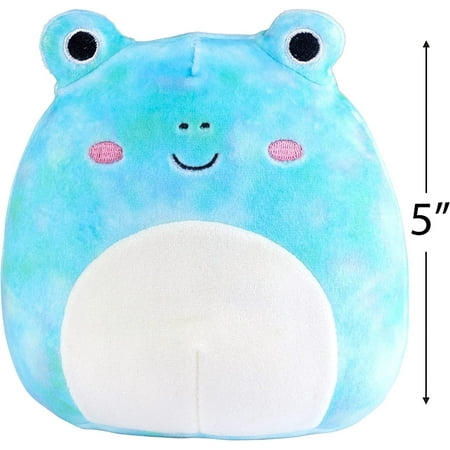 Squishmallow 5" Plush Mystery Box, 5-Pack - Assorted Set of Various Styles - Official Kellytoy - Cute and Soft Squishy Stuffed Animal Toy