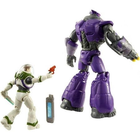Disney and Pixar Lightyear Crystal Grade Buzz Lightyear Vs. Zurg Clash Toy Pack, Movie Collectible