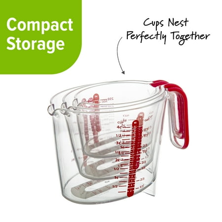 PrepSolutions 3 Piece Liquid Measuring Cup Set