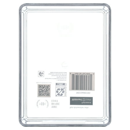 The Home Edit Medium Clear Storage Bin Organizer Insert, 1 Piece, 6.24" x 2.95" x 4.68"