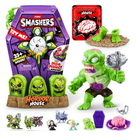 Smashers Mega Horror House, Surprise Unboxing, Interactive Novelty Collectable Toy for Kids by ZURU
