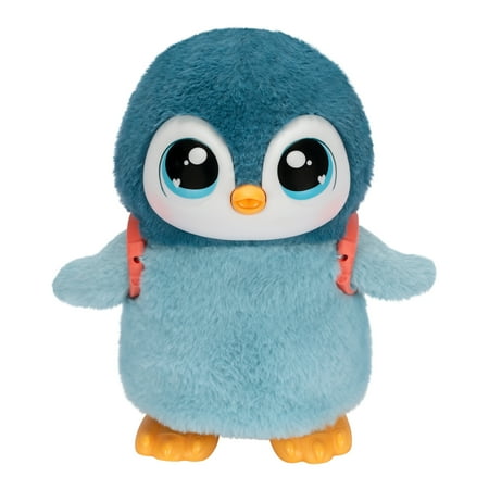 Little Live Pets My Walking Penguin Waddles, Interactive Gray Toy 25+ Sounds and Reactions, Ages 5+