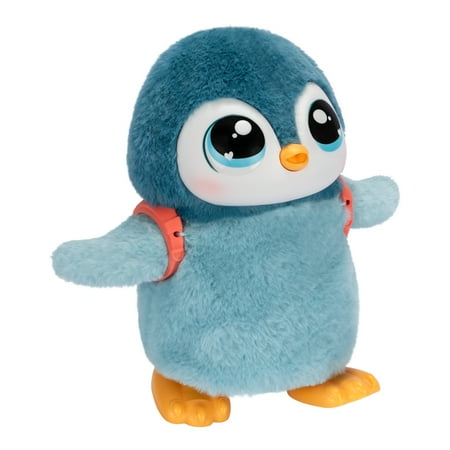 Little Live Pets My Walking Penguin Waddles, Interactive Gray Toy 25+ Sounds and Reactions, Ages 5+