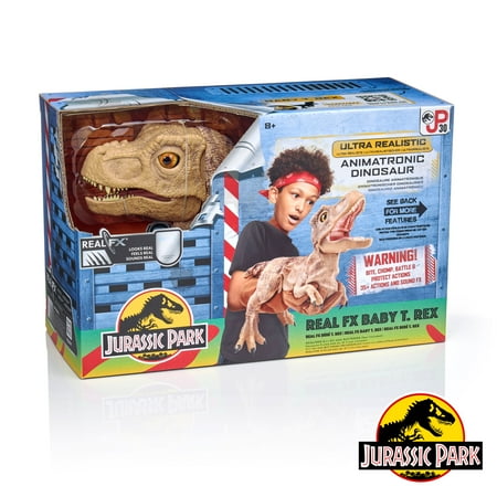 Jurassic World REALFX Baby T-Rex - Realistic Dinosaur Puppet Toy, Movements & Sounds, Ages 8+