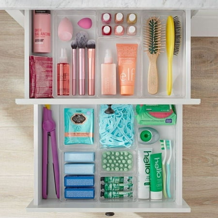 The Home Edit Large Clear Storage Bin Organizer Insert, 1 Piece, 9.37" x 2.95" x 4.38"