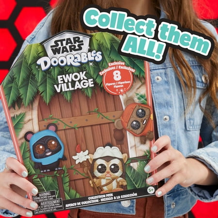 STAR WARS? Doorables Ewok Village Collection Peek, Collectible Figures, Kids Toys for Ages 5 Up