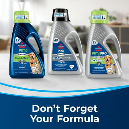 BISSELL Powerforce Powerbrush Pet Lightweight Carpet Cleaner 2910 with BISSELL Advanced fresh scent trial sized formula, PowerForce? PowerBrush Pet Advanced