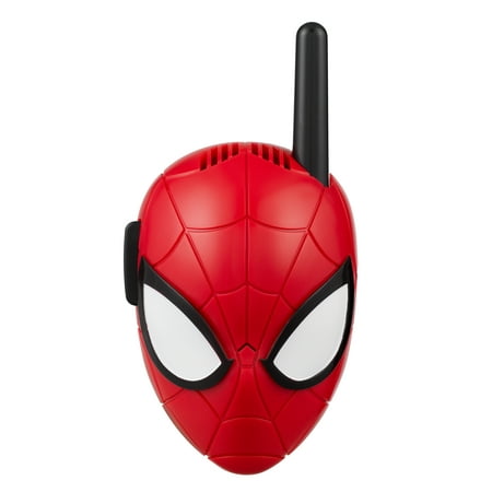 Marvel Spiderman Extended Range Walkie Talkies - Toy Phones - Push to Talk Button, Children Ages 3+