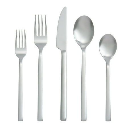 Better Homes & Gardens Holden Flatware Set with Black Handles Service ( 20 Piece)