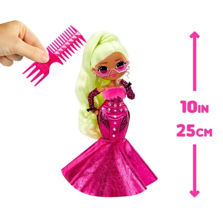 LOL Surprise OMG Lady Diva Fashion Doll with Fashions and Accessories, Ages 4+