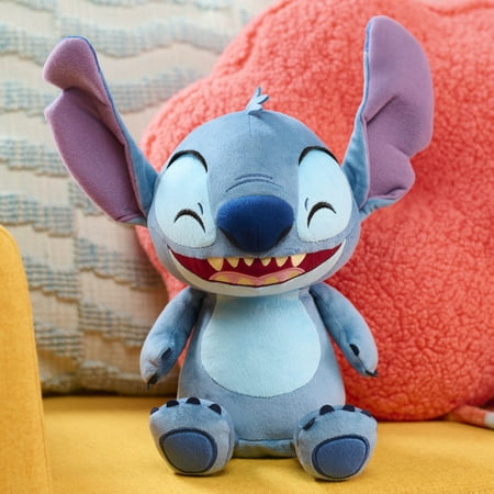 Disney Stitch Crack Me Up Stitch 11-inch Plush with Sounds and Motion, Wiggles, Giggles, and Laughs