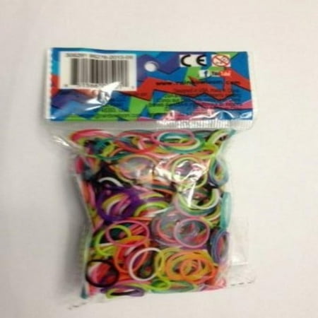 Rainbow Loom? Mix Rubber Bands with 24 C-Clips (600 Count), 7+