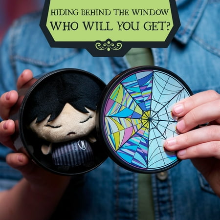 Wednesday Collectible Mini Plush, Officially Licensed Kids Toys for Ages 3 and Up by Just Play, Kids Toys for Ages 3 up
