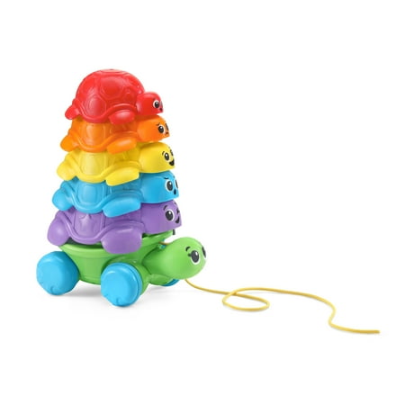 LeapFrog Nest & Count Turtle Tower with Accessories, Baby and Toddler Toys