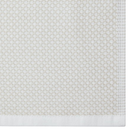 Better Homes & Gardens Papyrus-Beige Cotton-and-Polyester Woven Dual-Purpose Oversized Kitchen Towels 2 Pack