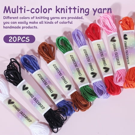 Jaawind Friendship Bracelets Making Kit for Girls, DIY Arts and Crafts for Kids Ages 6-12, Making Kit with 20 Pre-Cut Threads and Accessories, Birthday Christmas Gifts for Kids