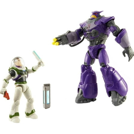 Disney and Pixar Lightyear Crystal Grade Buzz Lightyear Vs. Zurg Clash Toy Pack, Movie Collectible