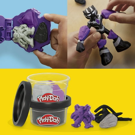 Play-Doh Marvel Black Panther Cutting Claws Action Figure Super Hero Toy for Kids 4+