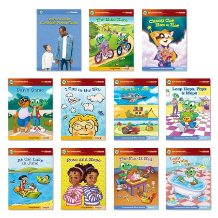 LeapFrog LeapReader Learn-to-Read 10-Book Mega Pack Plastic, Paper with Accessories, Baby and Toddler Toys