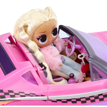 LOL Surprise City Cruiser, Pink and Purple Sports Car, Fabulous Features with Exclusive Doll, Kids Toy Gift Ages 4+