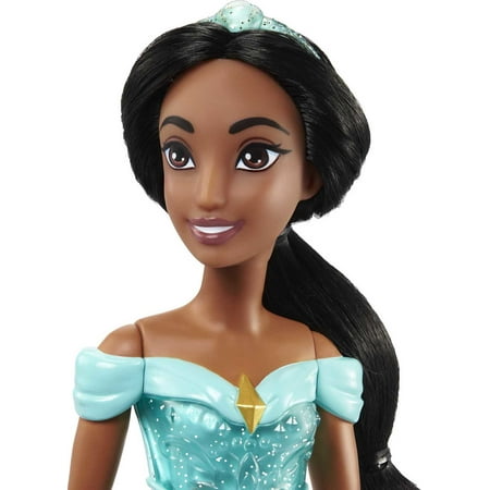 Disney Princess Jasmine 11 inch Fashion Doll with Black Hair, Brown Eyes & Tiara Accessory, One Size