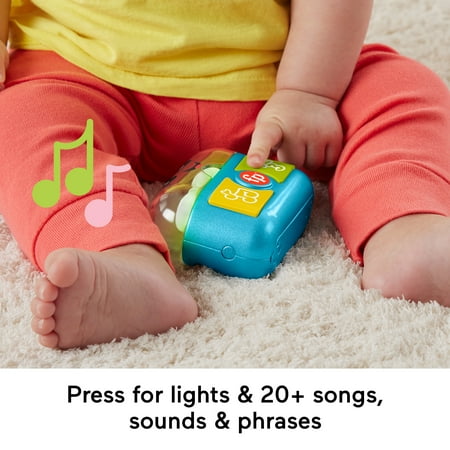 Fisher-Price Laugh & Learn Play Along Ear Buds Baby & Toddler Learning Toy with Music & Lights