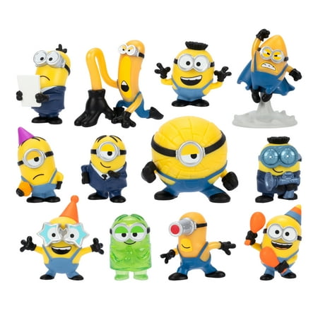 Despicable Me 4 Mini Minions Mystery Figures, 2 inch Collectible Figures, 28 to Collect, Ages 4+