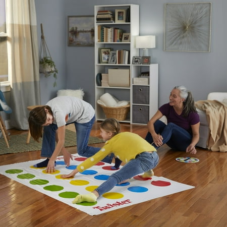 Twister Game with Spinner's Choice & Air Moves, 2+ Players, Non-Candy Easter Basket Stuffers Gifts