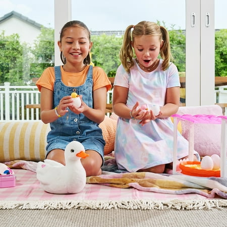 Pets Alive Mama Duck & Baby Surprise, Nurturing Play Surprise Hatching Interactive Girls Toy by ZURU