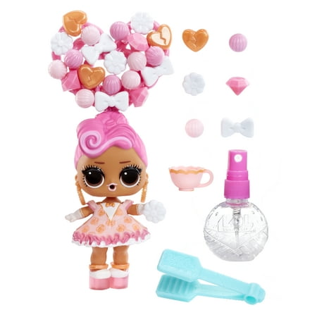 LOL Surprise Hair Beads Tots with 60+ Hair Beads, Collectible Doll, DIY Hairstyles, Hair Beads, Toy Gift Girls Age 3+